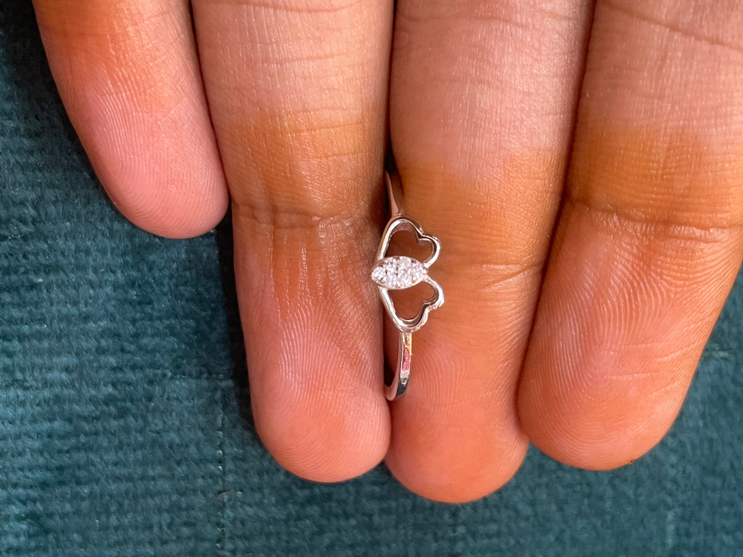 92.5 Silver Mini Butterfly Ring for Women Size 12 | Stylish Cute Design | Elegant Fashion Jewellery