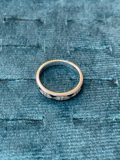 92.5 Silver Men’s Ring Size 22 | Stylish Refined Design | Elegant Jewellery