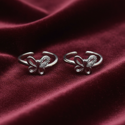 92.5 silver toe rings 