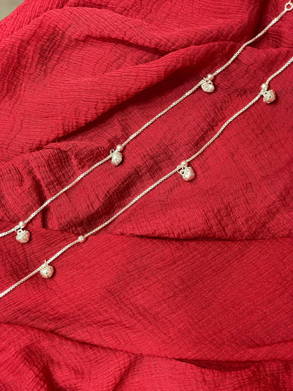 92.5 Silver Minimal Anklets | Classy Everyday Design | Jewellery