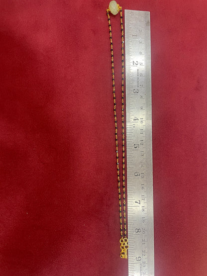 Black bead chains 16 inch