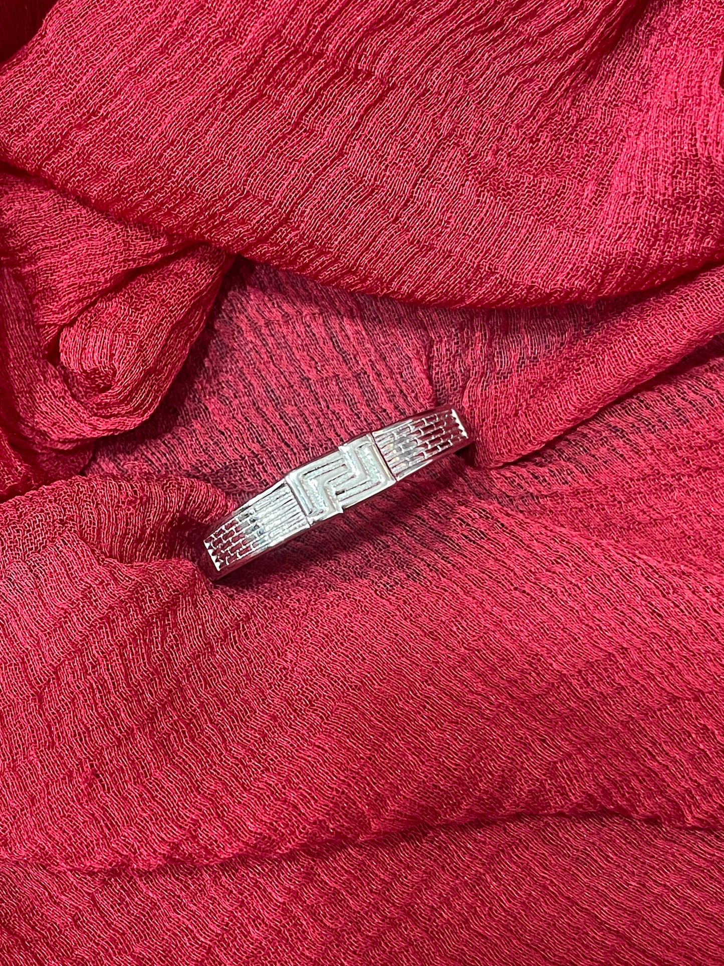 92.5 silver stylish men’s ring size 22