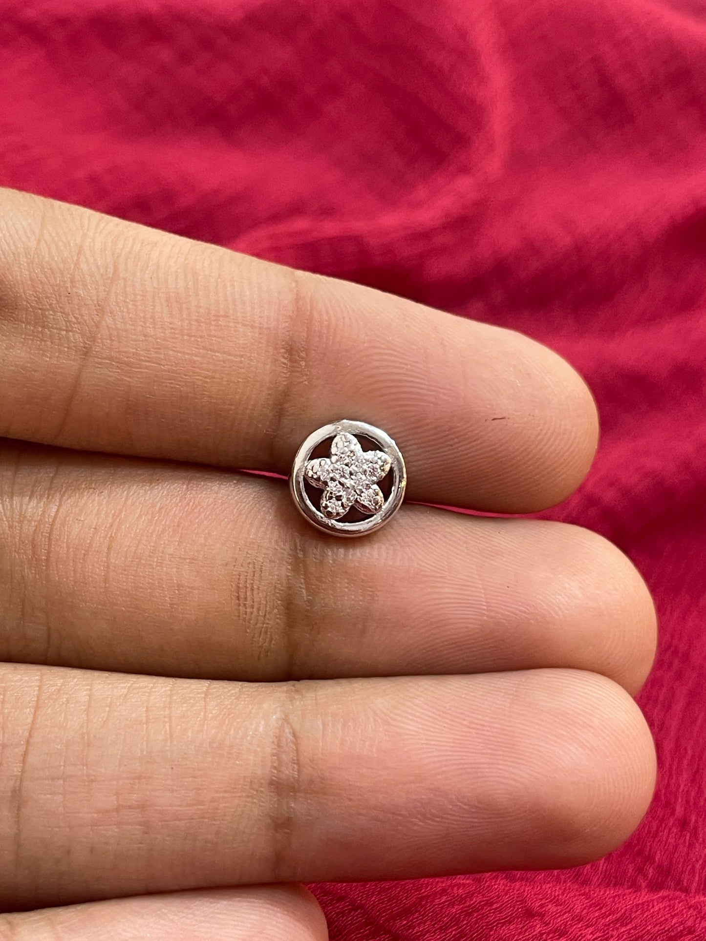 92.5 Silver Stylish Flower Earrings for Women | Elegant Floral Design | Trendy Daily Wear Jewellery