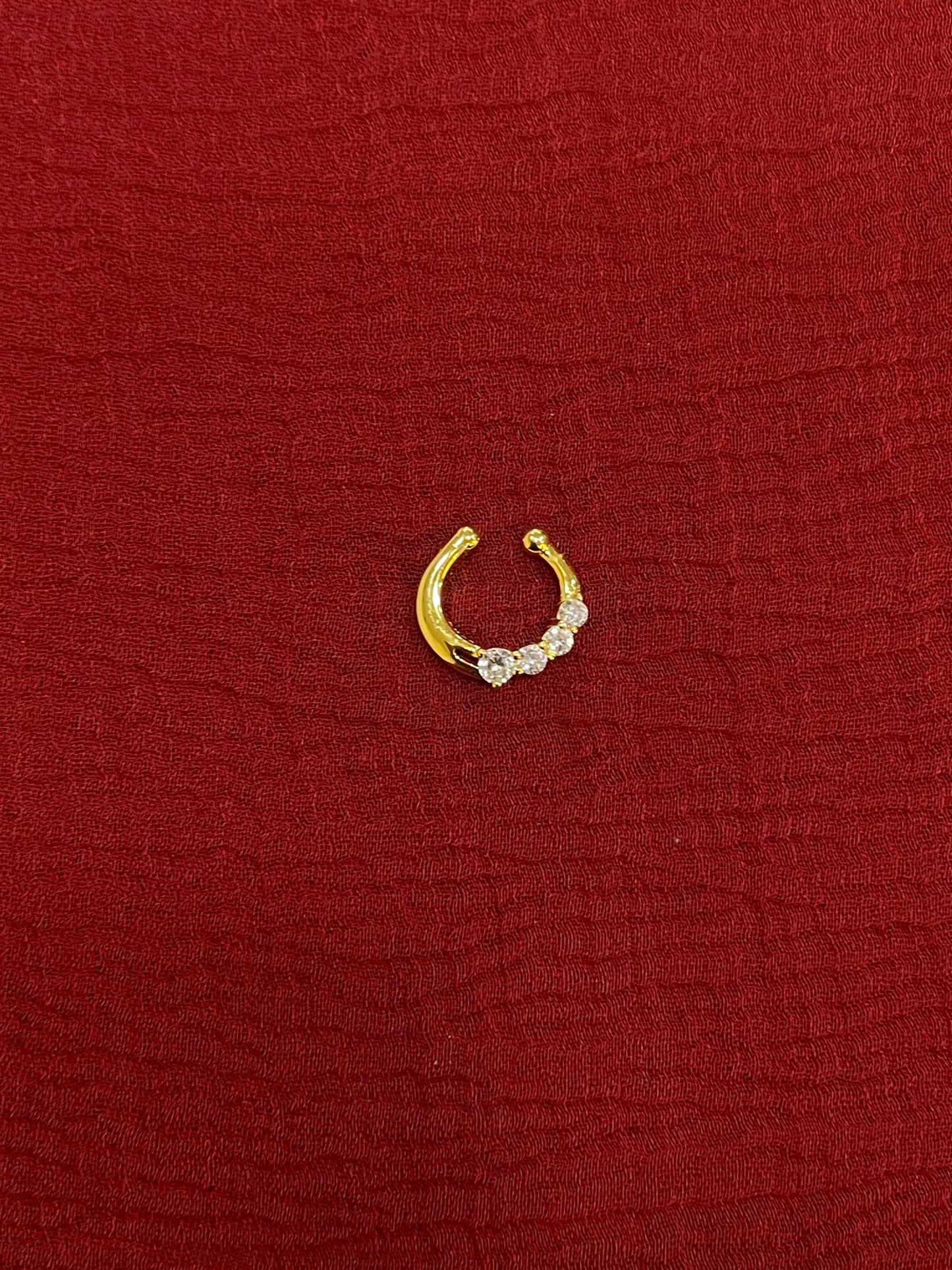 92.5 Silver Gold Plated Elite Septum