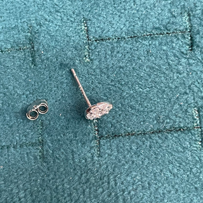 92.5 Silver Round Stud Earrings | Classy Everyday Design | Jewellery pair