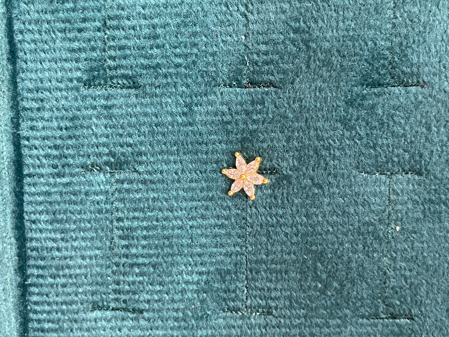 92.5 Silver Gold Plated Second Studs | Stylish Minimal Design | Elegant Fashion Jewellery