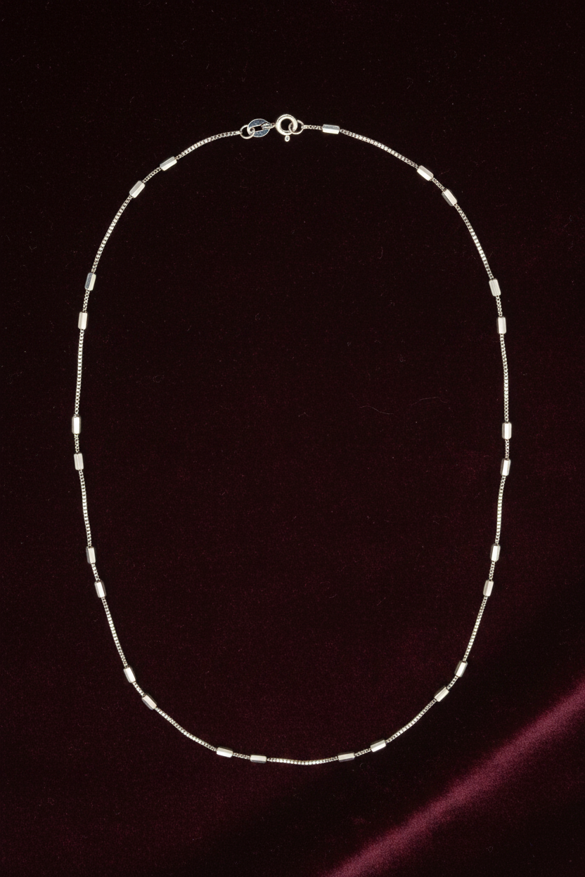 925 Silver Ball Italian Chain - 18 inches