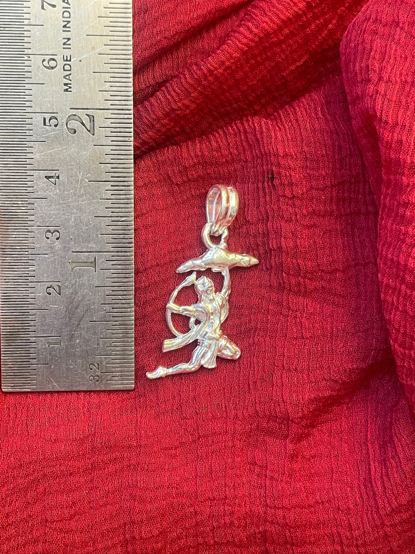 92.5 Silver Veer Hanuman Pendant for Men & Women | Powerful Sacred Design | Spiritual Jewellery