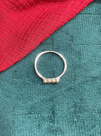 92.5 Silver Minimal Ring for Women Size 15 | Stylish Streamlined Design | Elegant Fashion Jewellery