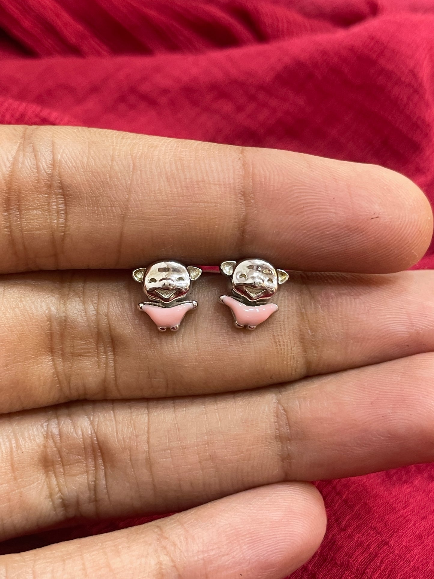 92.5 Silver Cute Earrings for Women | Stylish Aesthetic Design | Elegant Everyday Jewellery