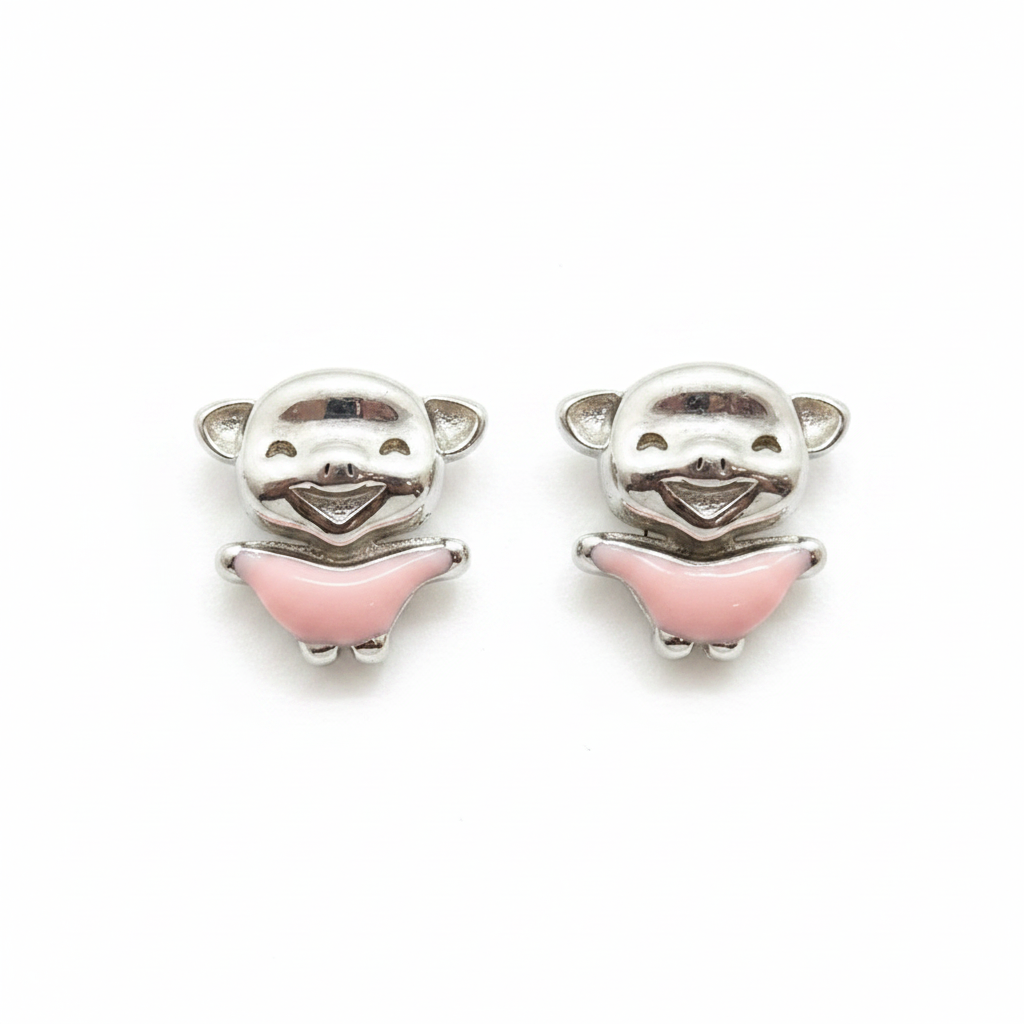 92.5 Silver Cute Earrings for Women | Stylish Aesthetic Design | Elegant Everyday Jewellery