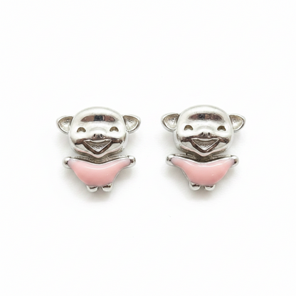 92.5 Silver Cute Earrings for Women | Stylish Aesthetic Design | Elegant Everyday Jewellery