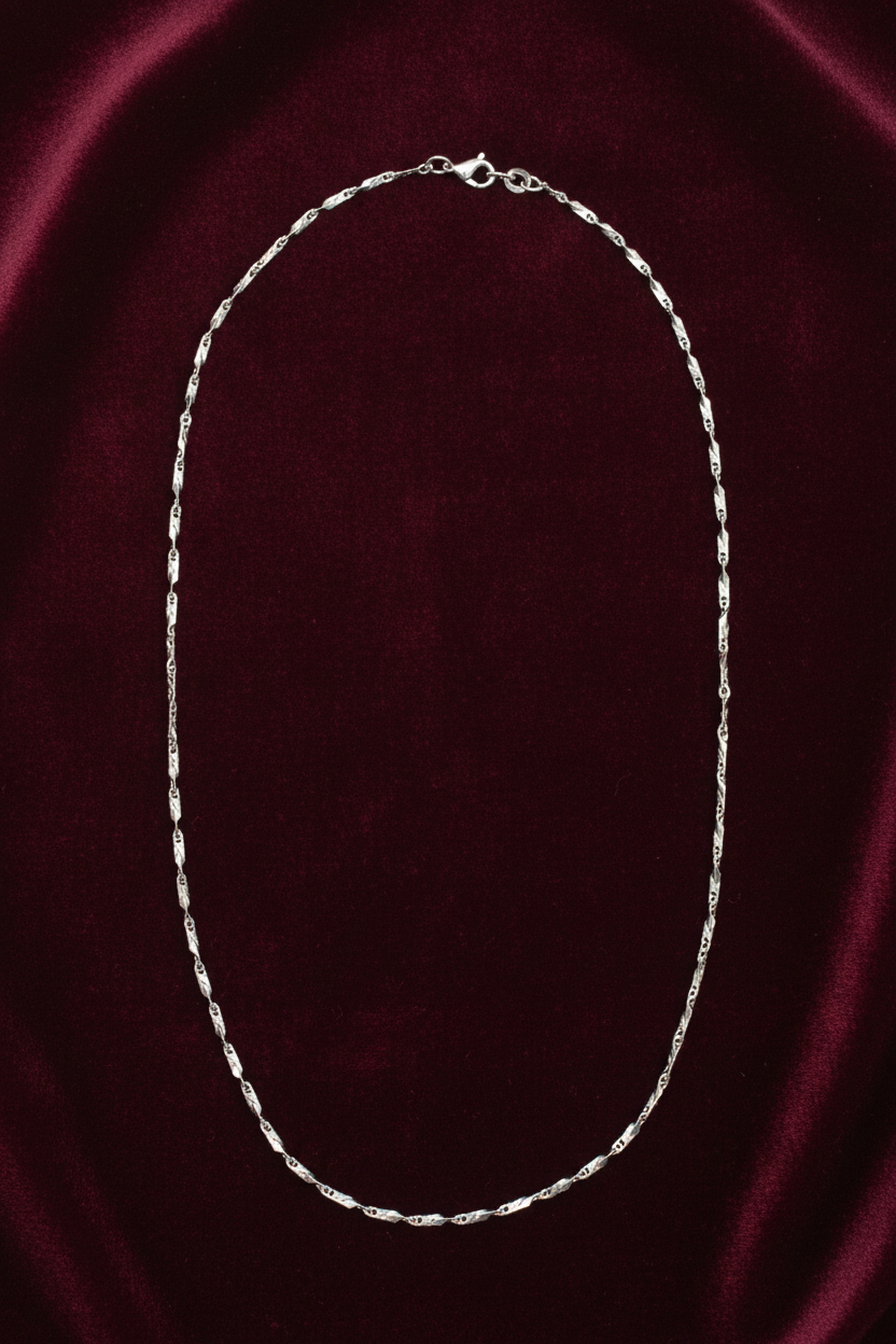 925 Silver Trendy Italian Chain - 18 inches