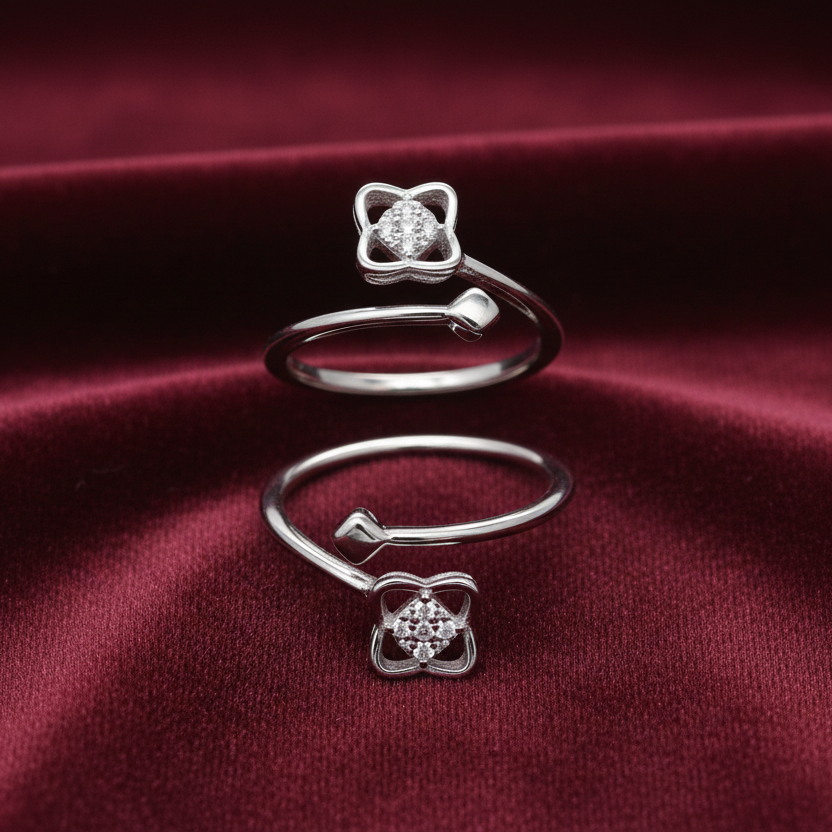 92.5 Sterling Silver Stylish Toe Rings for Women | Classic Elegant Design