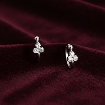 925 Silver Floral Toe rings