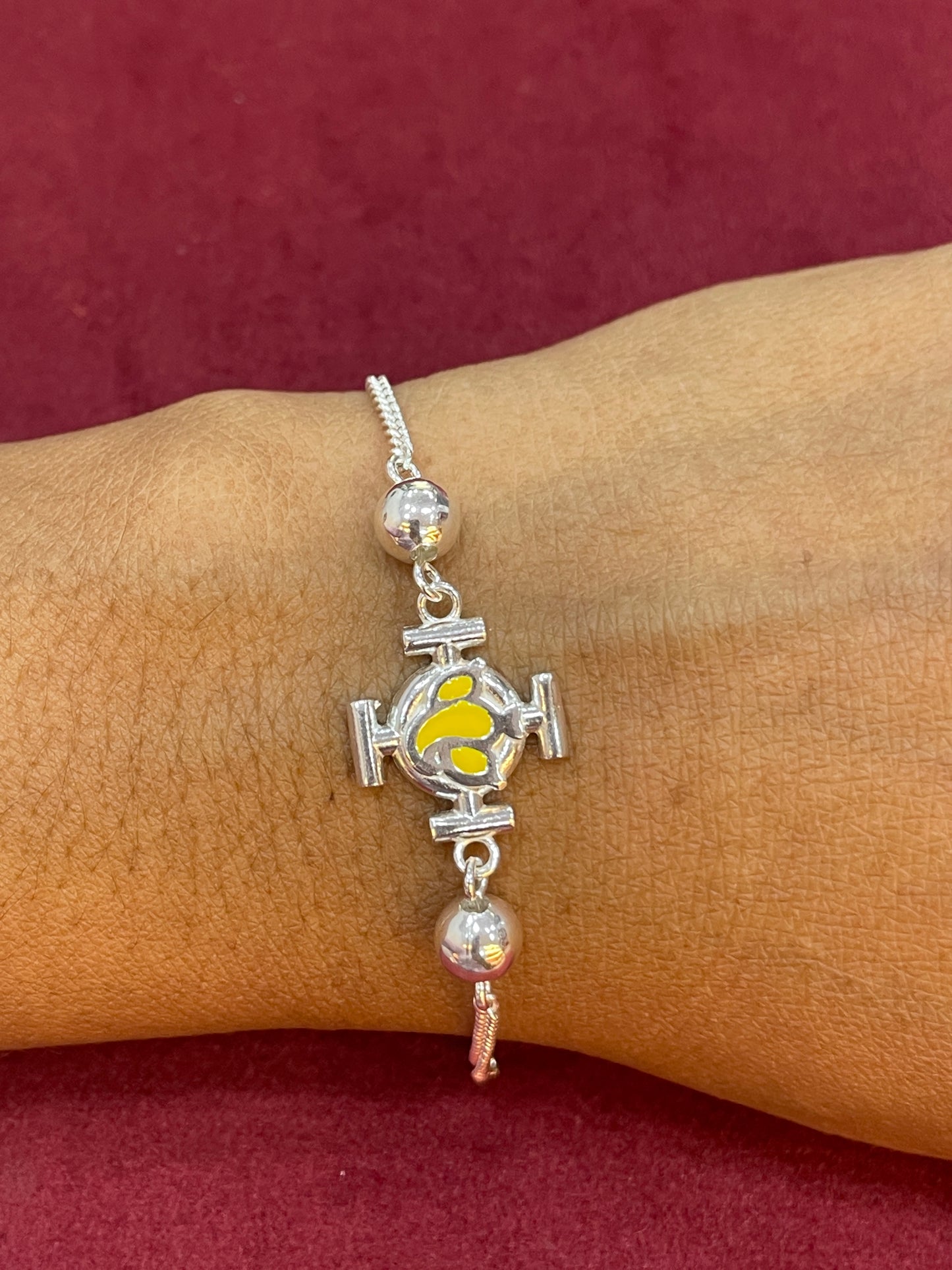 925 Silver Ganesha Rakhi