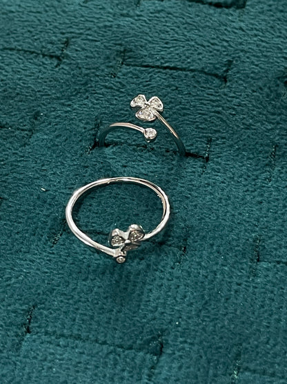 92.5 Silver Toe Rings for Women | Aura Minimal Design | Traditional Jewellery