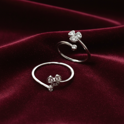 92.5 Silver Toe Rings for Women | Aura Minimal Design | Traditional Jewellery