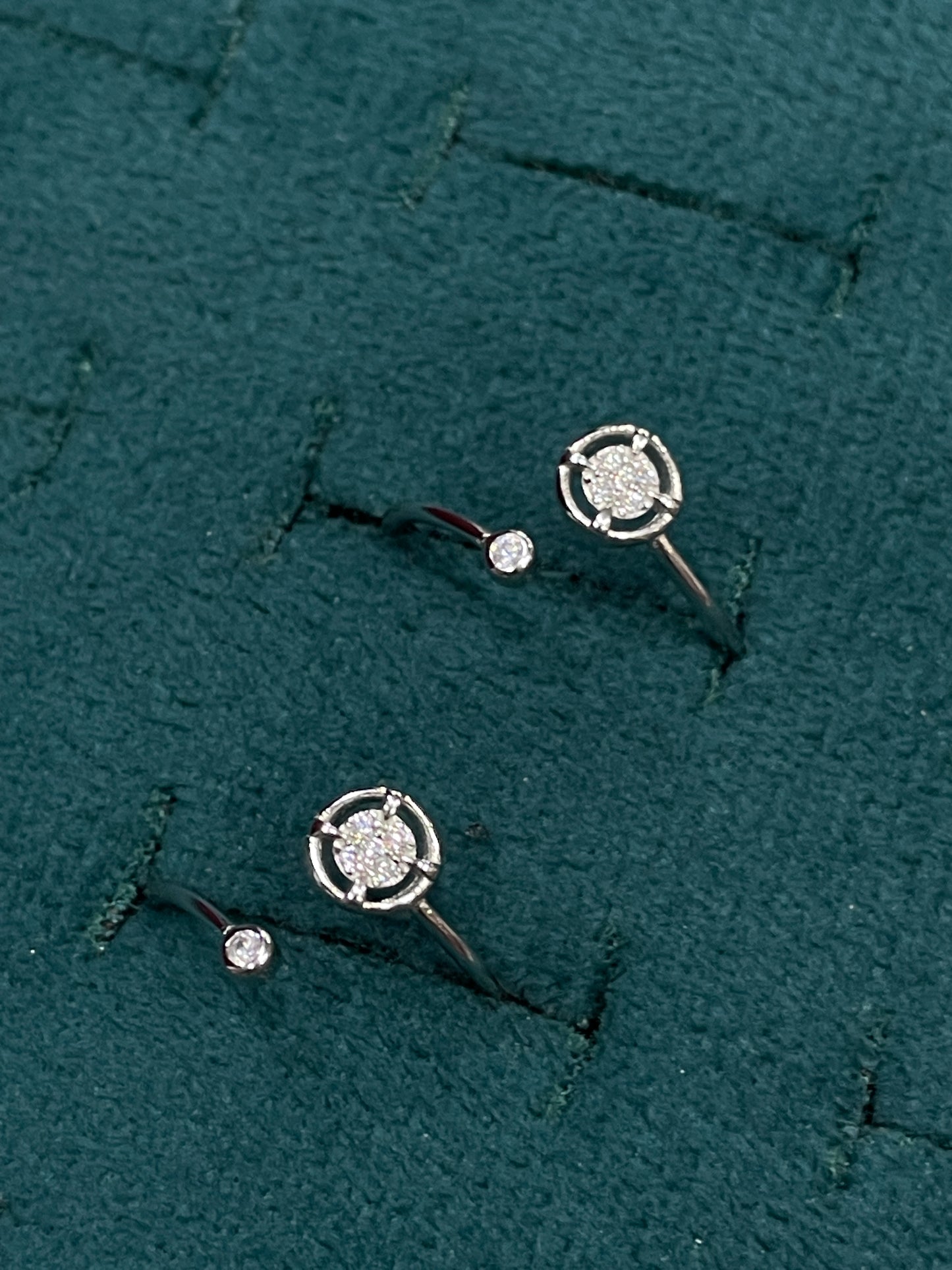 92.5 Sterling Silver Circular Toe Rings for Women | Minimal Elegant Design
