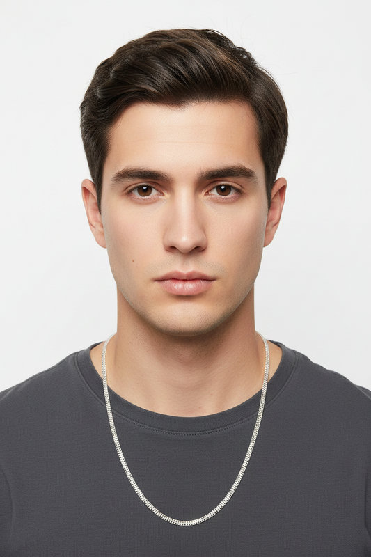 92.5 silver weaving chain 20 inches