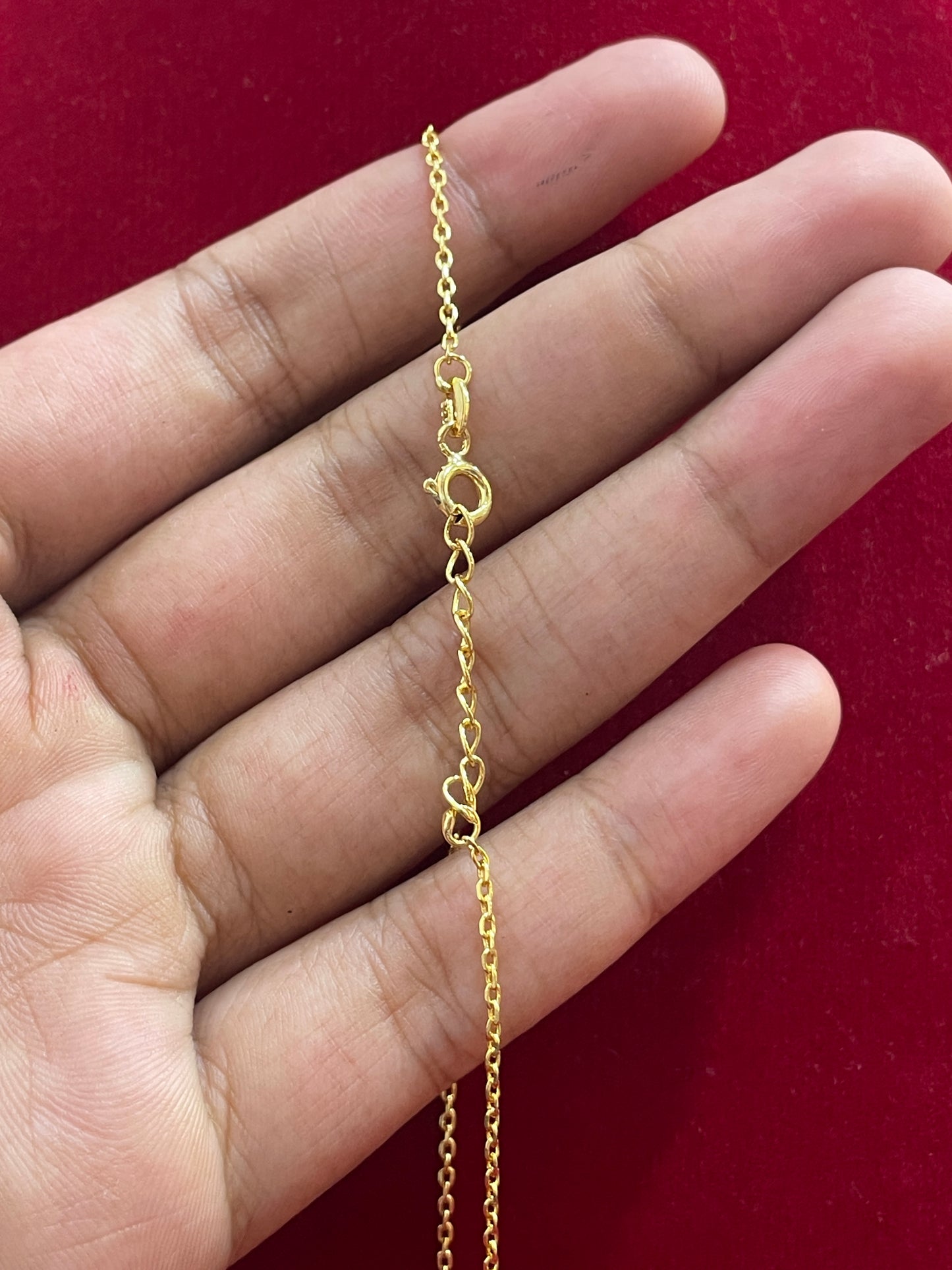 92.5 Silver Gold Plated Minimal Pendant Black Bead Chain for Women 19.5 Inches | Elegant Simple Design | Stylish Jewellery