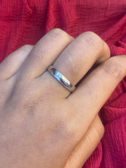 92.5 Silver Simple Ring for Women | Minimal Classic Design | Elegant Jewellery