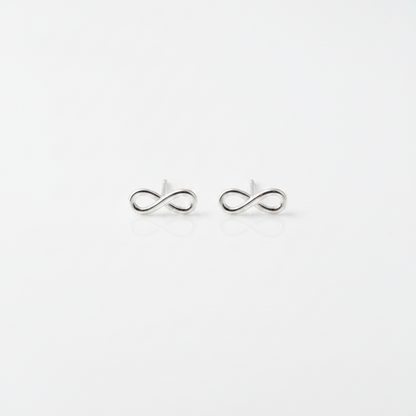 92.5 Silver Infinity Earrings for Women | Stylish Forever Design | Elegant Daily Wear Jewellery