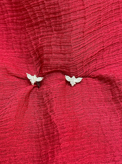 925 Silver bat studs