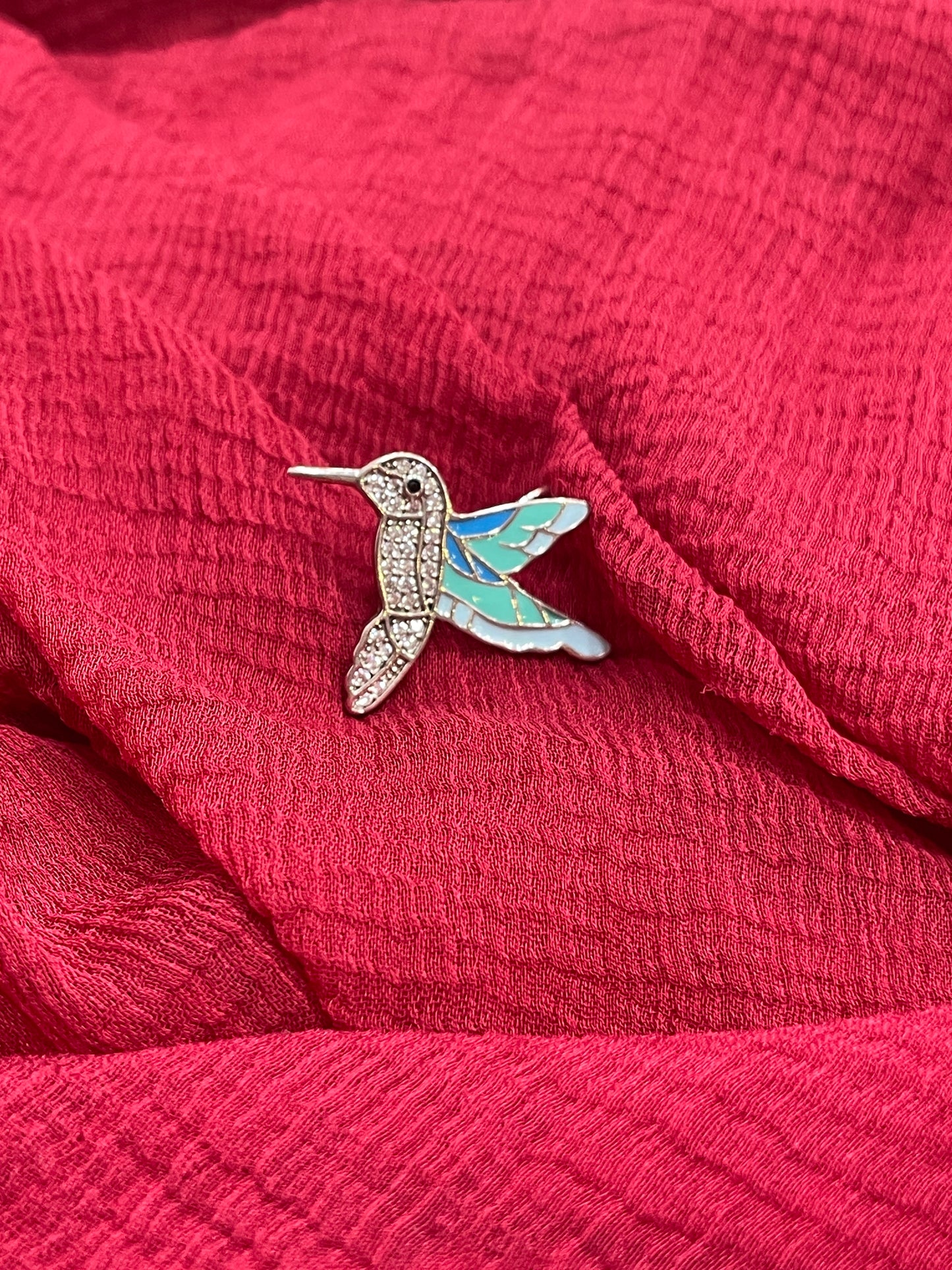 92.5 Silver Hummingbird Earrings for Women | Nature-Inspired Stylish Design | Elegant Jewellery