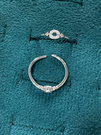 92.5 Sterling Silver Classy Toe Rings for Women | Refined Elegant Design