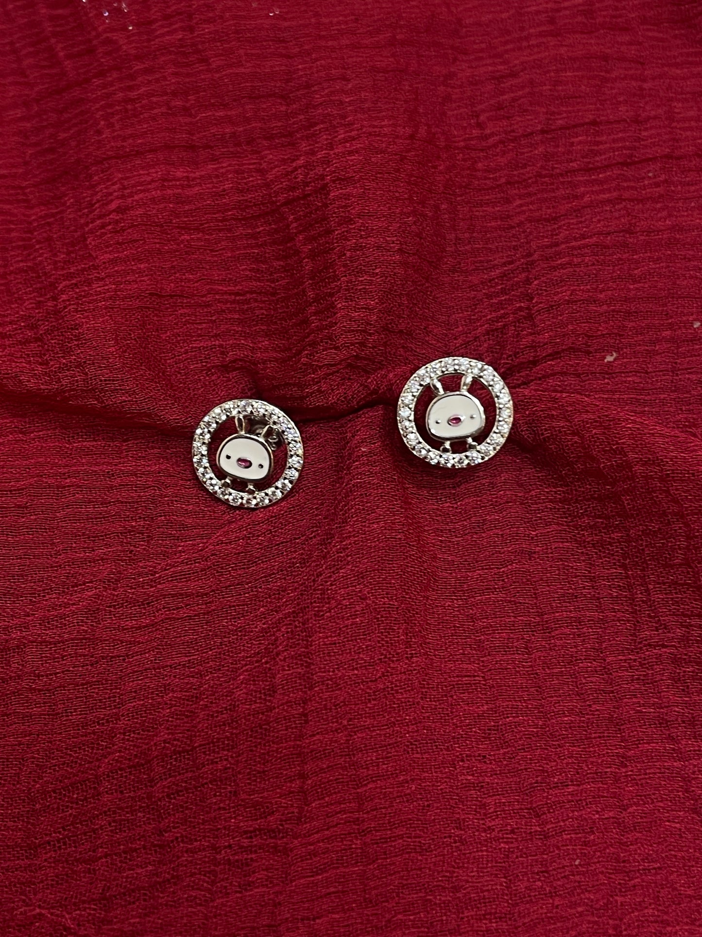 92.5 Silver Stylish Cute Earrings for Women | Trendy Elegant Design | Everyday Wear Jewellery