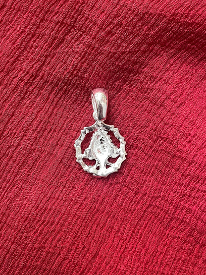 92.5 Silver Ganesha Design Pendant for Men &amp; Women – Traditional Temple Style