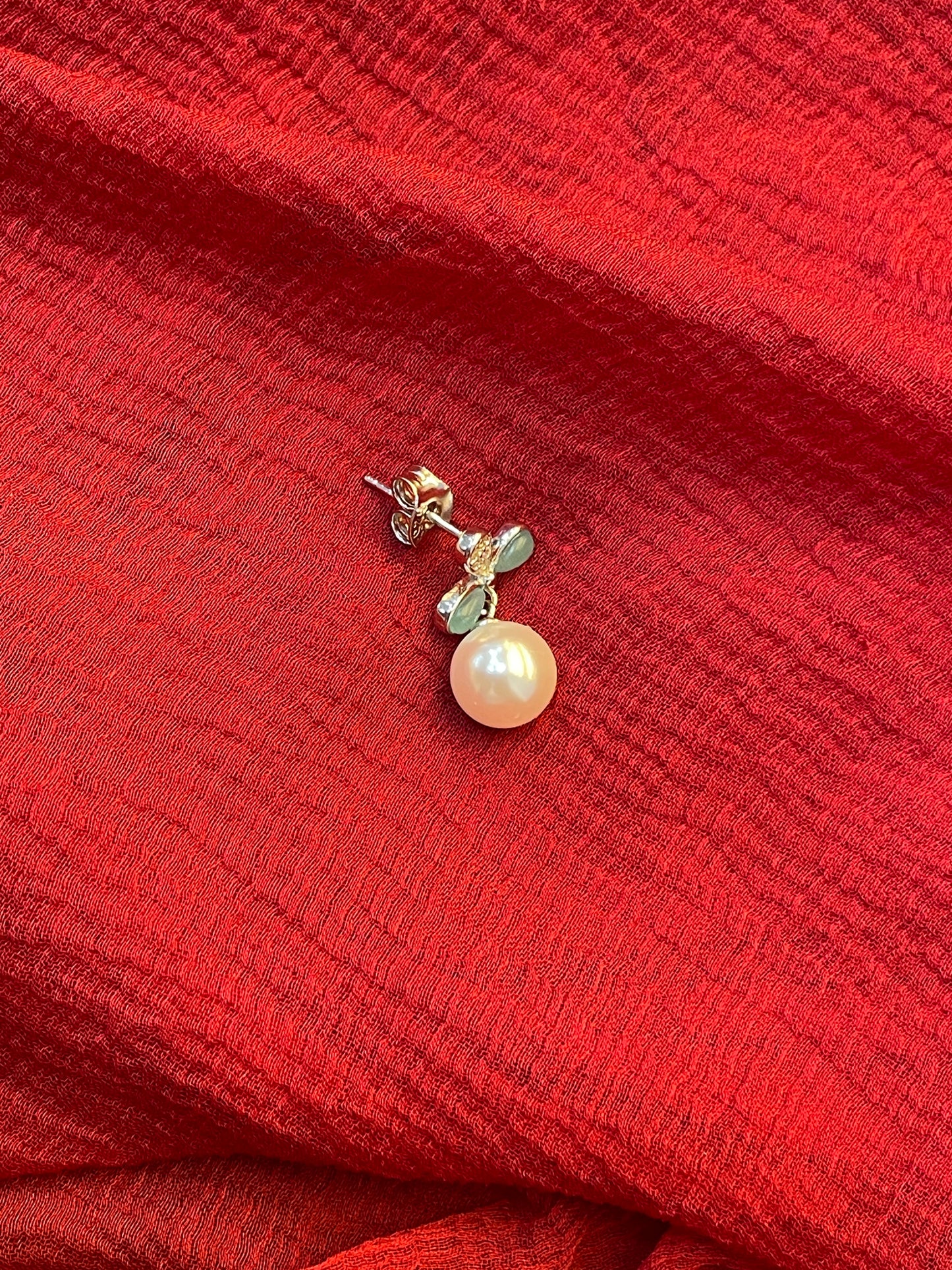 92.5 Silver Pearl Hanging Earrings for Women | Stylish Dangle Design | Elegant Jewellery