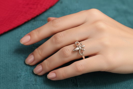 92.5 Silver Ring for Women Size 11 | Stylish Smooth Finish | Elegant Fashion Jewellery