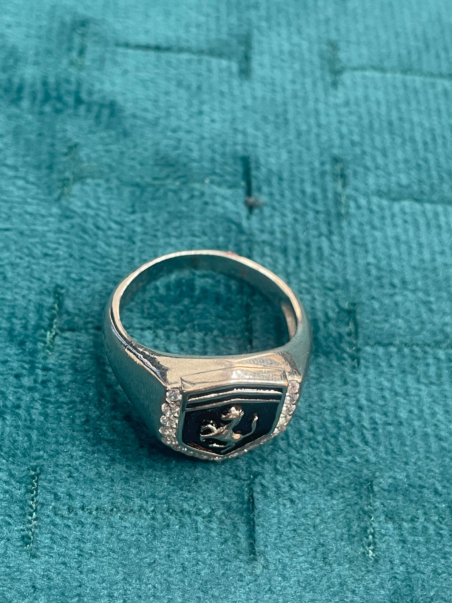 92.5 Silver Horse Men’s Ring Size 23 | Stylish Animal Motif Design | Elegant Jewellery