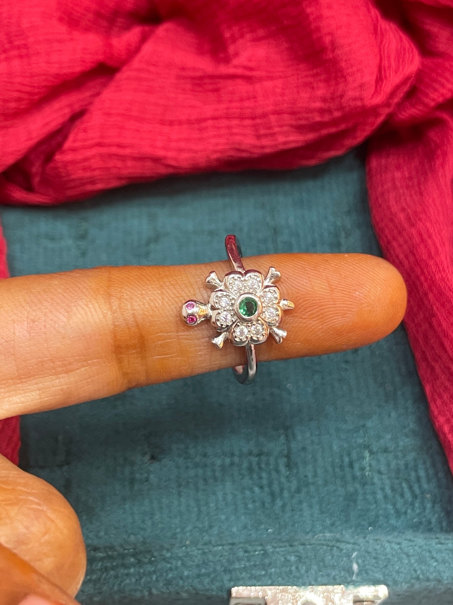 92.5 Silver ring size 16