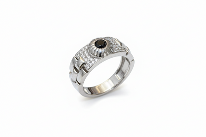92.5 Silver Men’s Ring Size 21 | Stylish Bold Design | Elegant Fashion Jewellery