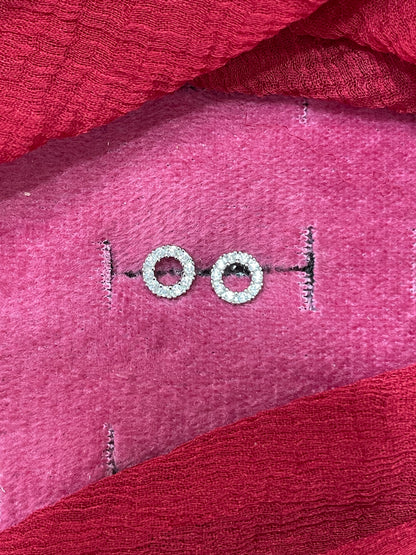 92.5 Silver Premium Round Studs | Elegant Classic Design | Jewellery