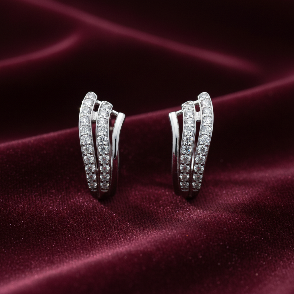 92.5 silver earrings 