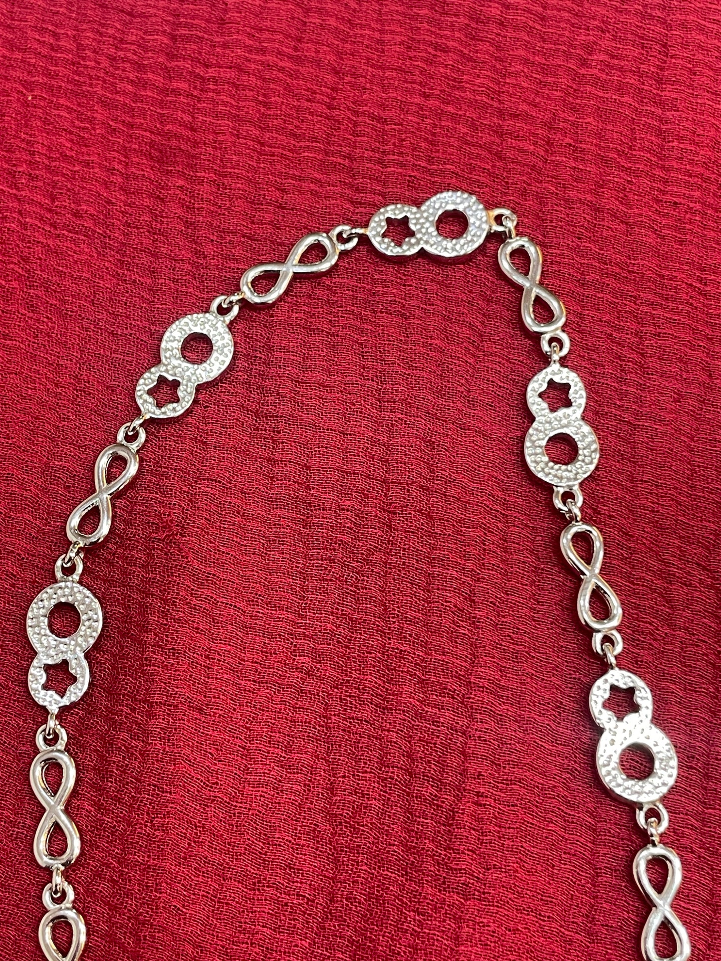 925 Silver Infinity Bracelet