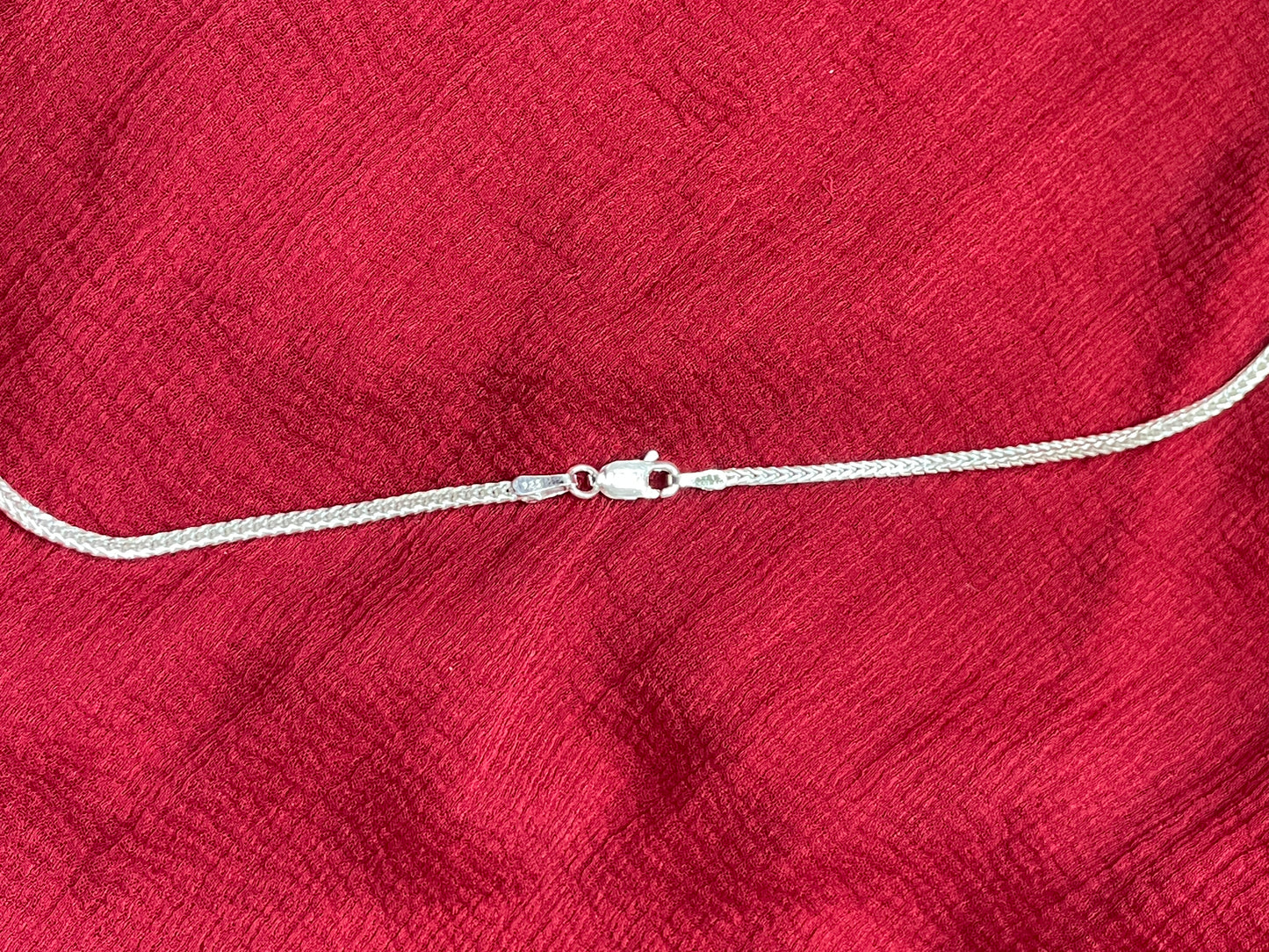 92.5 silver classy chain 18 inches