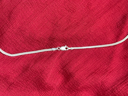 92.5 silver classy chain 18 inches