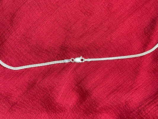 92.5 silver classy chain 18 inches