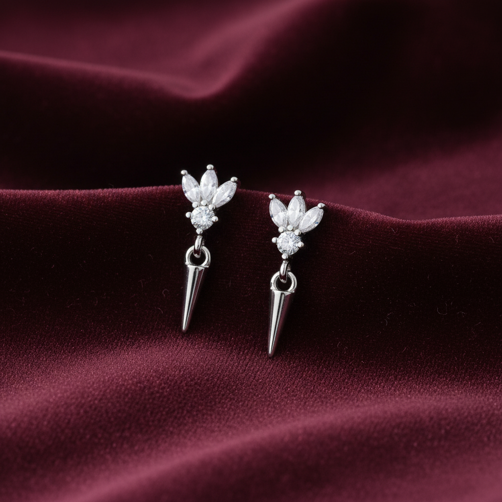 92.5 silver earrings 