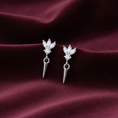 92.5 silver earrings 