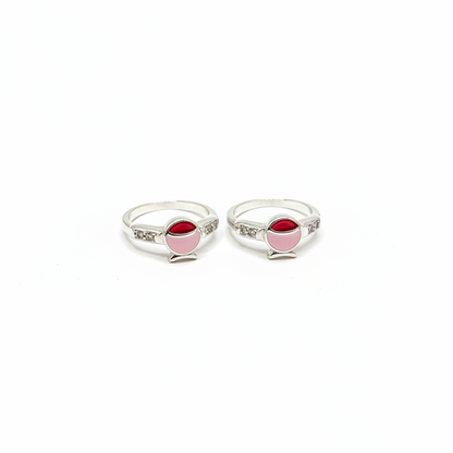 925 Silver Fish Hoops