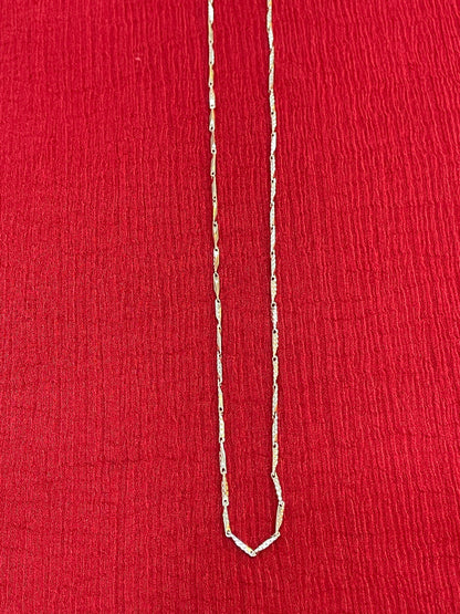 925 Silver Unique Italian Chain - 18 inches