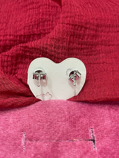 92.5 Silver Classy Stud Earrings | Simple Elegant Finish | Jewellery