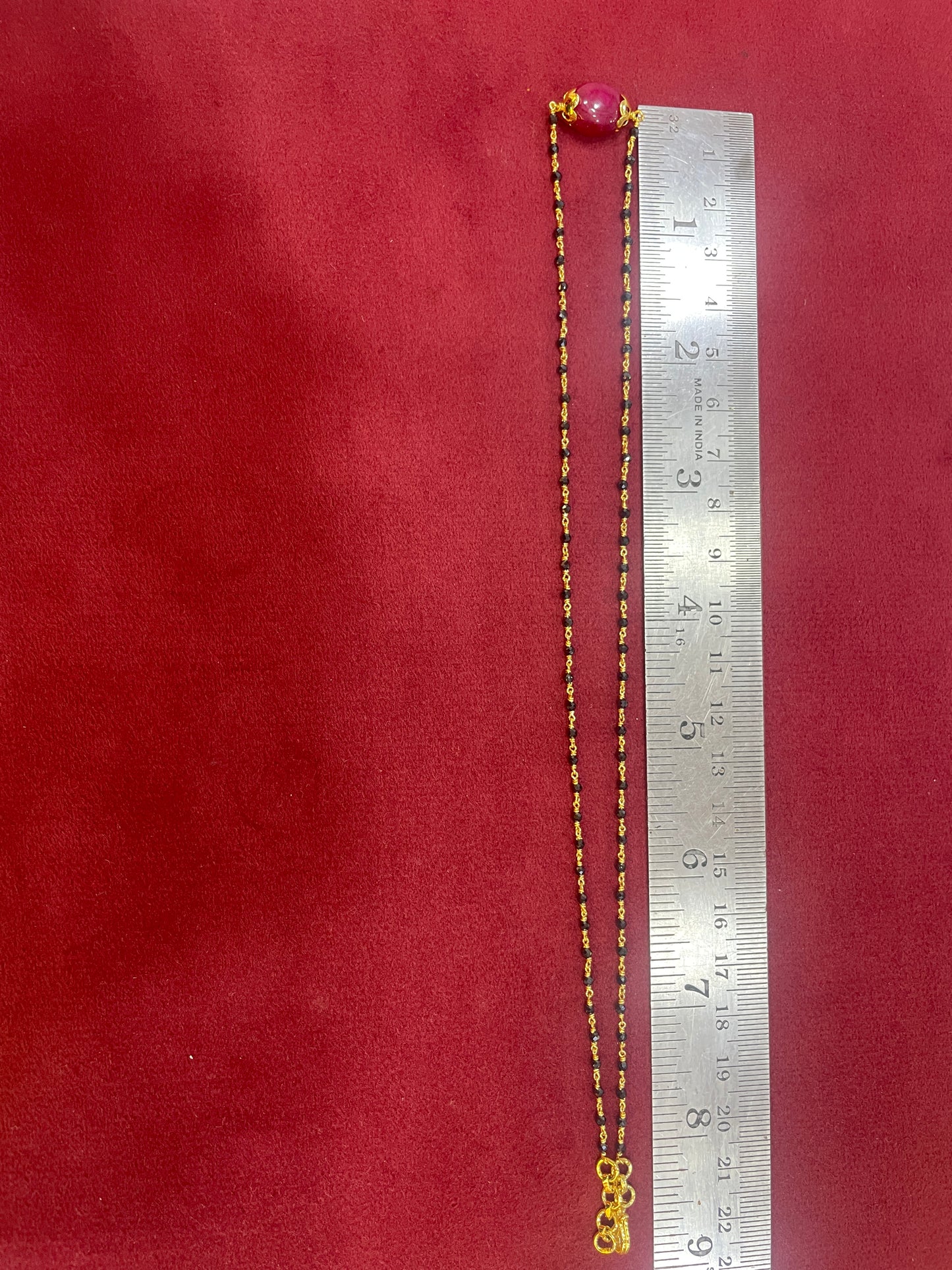Black bean chains 16 inch