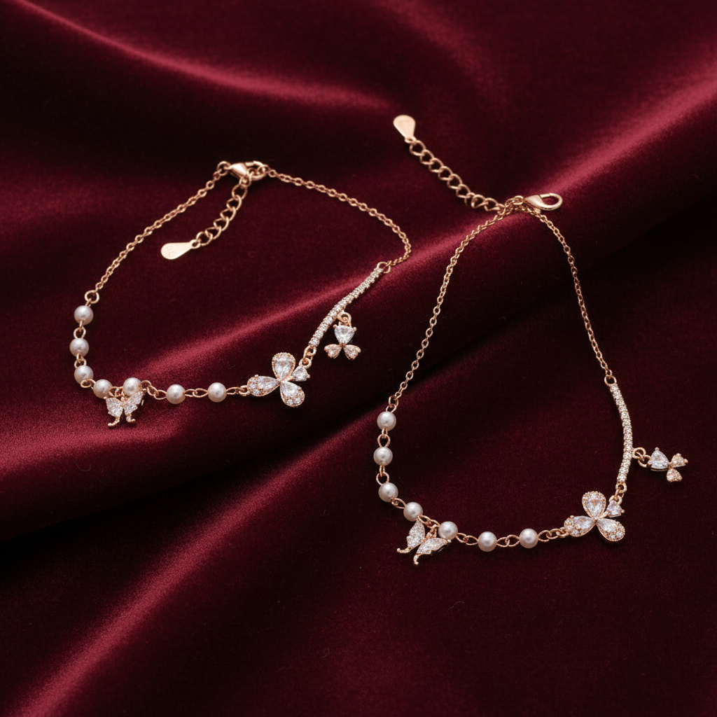 92.5 silver Anklets 